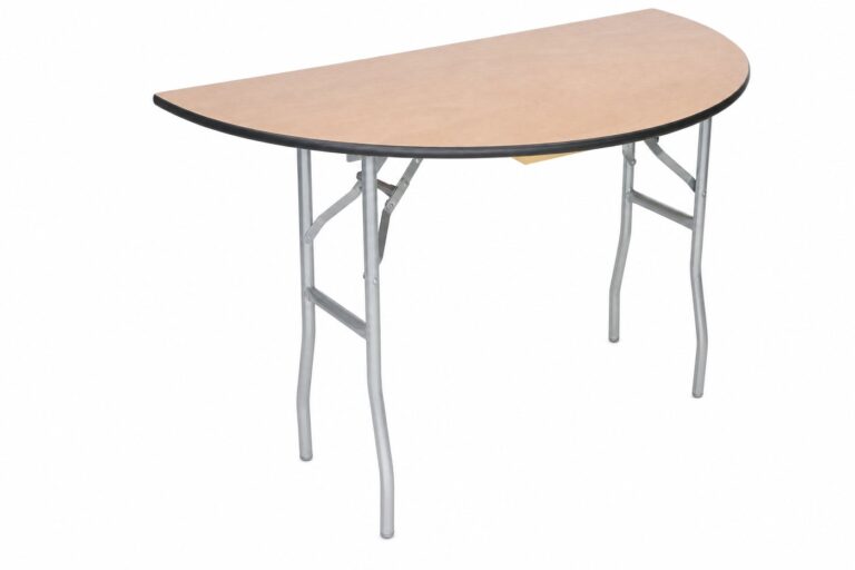 Halfmoon Table 60 rental — Creative Events & Rentals, Fort Myers FL