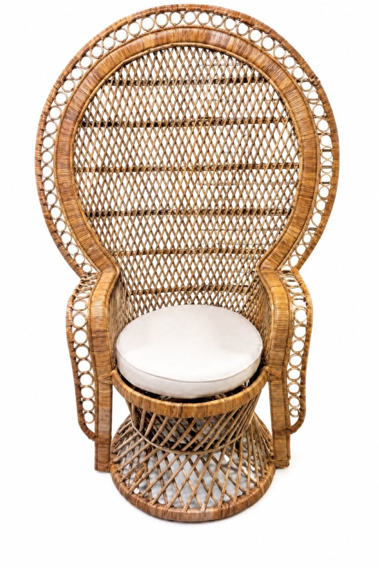 Peacock Throne Chair rental — Creative Events & Rentals, Fort Myers FL