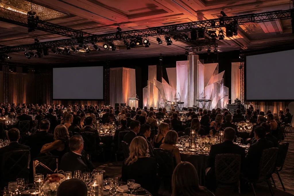 Awards Gala event setup