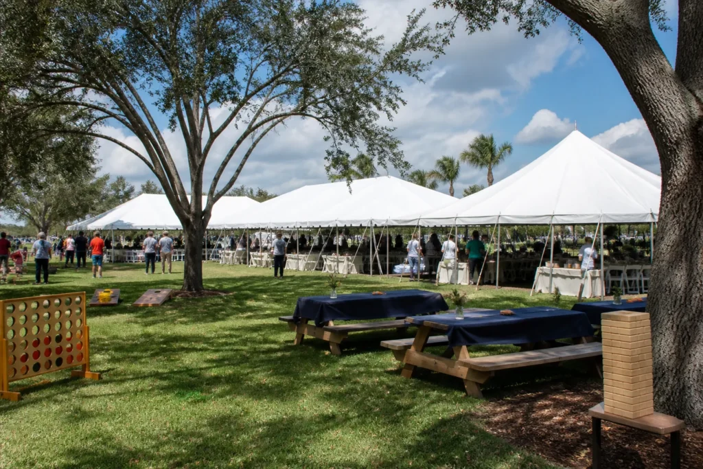 Company Picnic event setup
