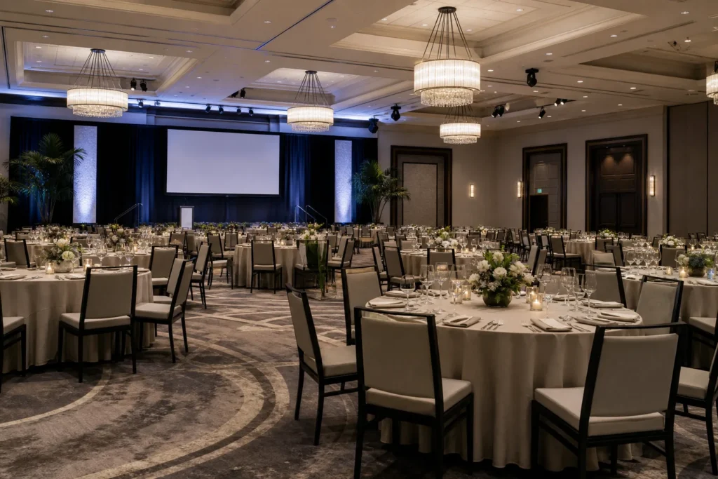 Corporate Dinner event setup