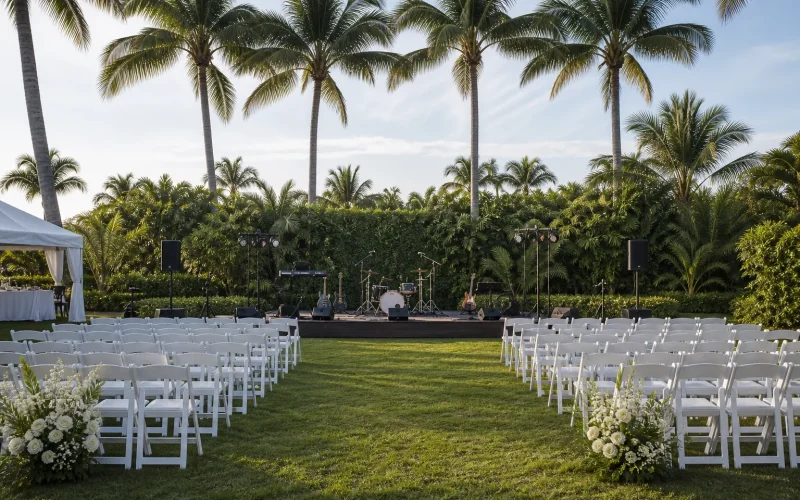 Ceremony Or Band Focus event setup