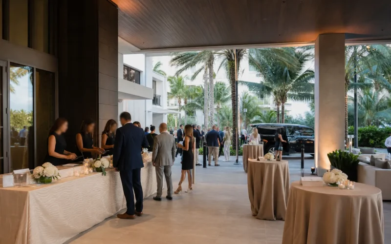 Launch And Public Welcome event setup