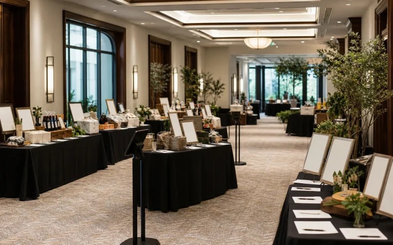 Display, Bidding And Checkout event setup