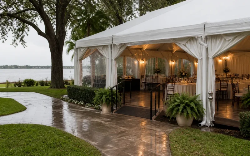 Tented And Weather-Ready event setup