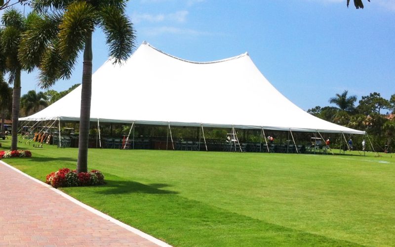 Large outdoor field event with rentals from Creative Events